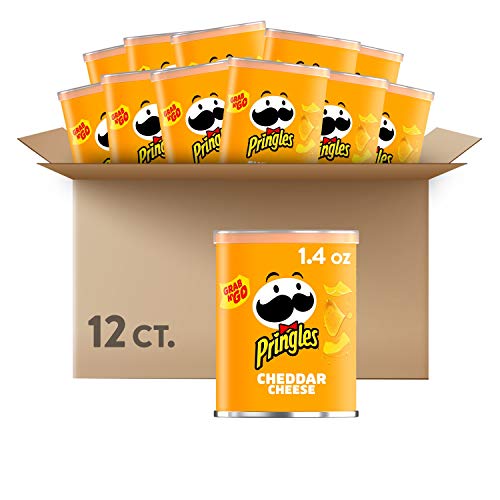 Pringles, Crisps, Cheddar Cheese, 1.41 Oz 12 Count
