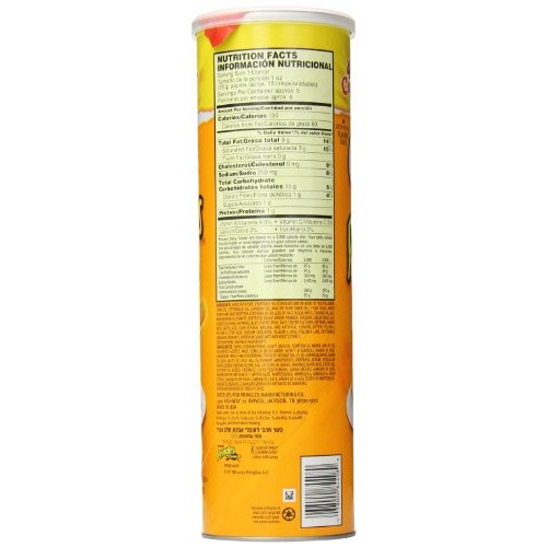 Pringles Flavored Potato Chips, Cheddar, 5.96 Ounce Pack of 14