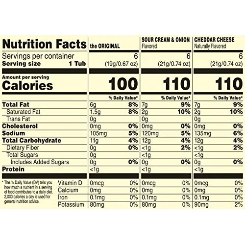 Pringles Flavored Variety Pack Potato Crisps - Original, Cheddar