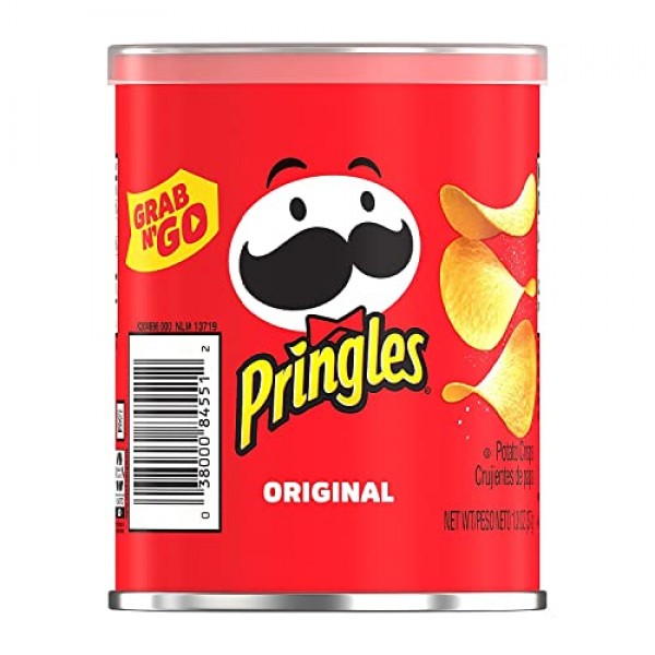 Pringles Grab 'n Go Stack Chips, Original, 1.3 oz.,