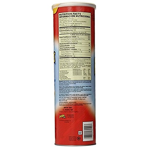 Pringles Lightly Salted Chips, 5.68 oz Pack of 3