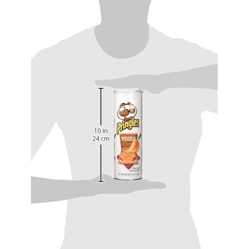 Pringles Pizza Flavored Potato Crisps Large, 5.5 oz - Pack of 6