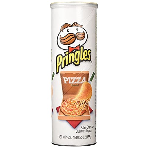 Pringles Pizza Flavored Potato Crisps Large, 5.5 oz - Pack of 6