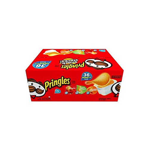 Pringles Potato Chips - 36 Pk / 0.74Oz Tubs