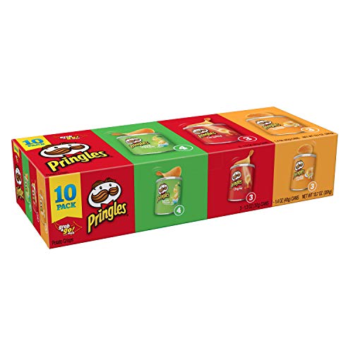 Pringles Potato Crisps Chips, Flavored Variety Pack, Original, C