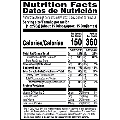 Pringles Potato Crisps Chips, Lunch Snacks, Office And Kids Snac