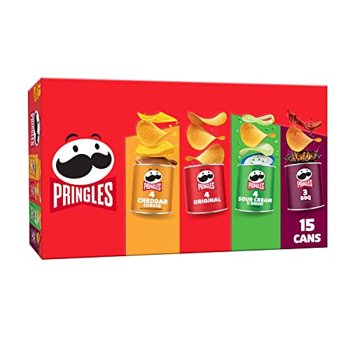 Pringles Potato Crisps Chips, Flavored Variety Pack, Original, C