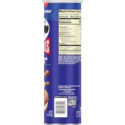 Pringles Potato Crisps Chips, Lunch Snacks, On-The-Go Snacks, Gr...