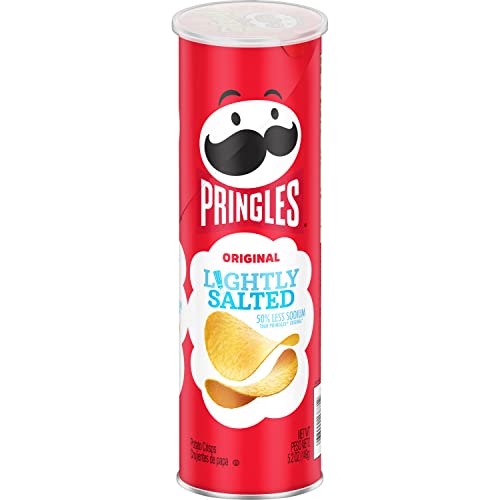 Pringles Potato Crisps Chips, Lightly Salted, Original Flavored,