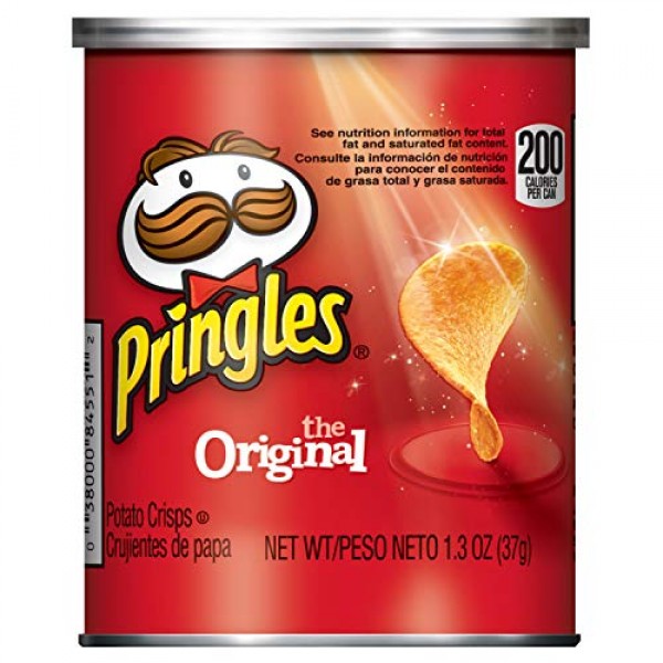 Pringles Potato Crisps Chips, Original, 1.3Oz 12 Count