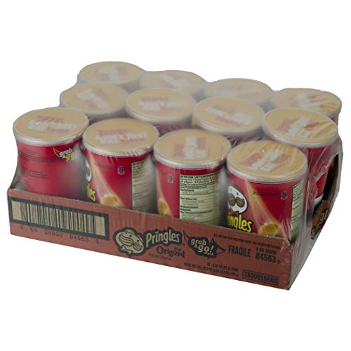 Pringles Potato Crisps Chips, Original, 2.3Oz 12 Count