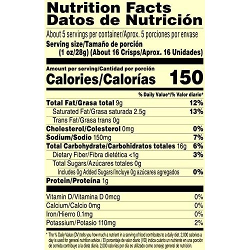 Pringles Potato Crisps Chips, Original Flavored, 5.2 oz Can