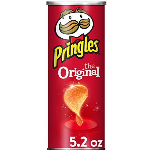 Pringles Potato Crisps Chips, Original Flavored, 5.2 Oz Can