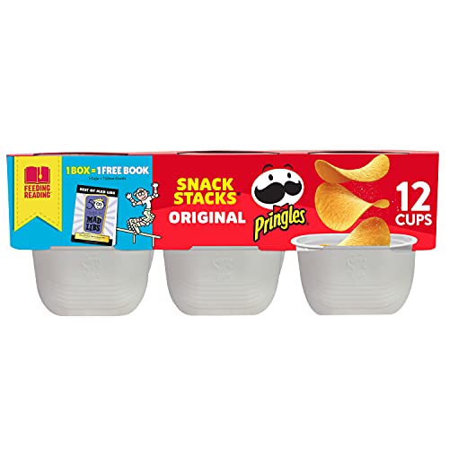 Pringles, Potato Crisps Chips, Original, Snack Stacks, 8Oz Tray