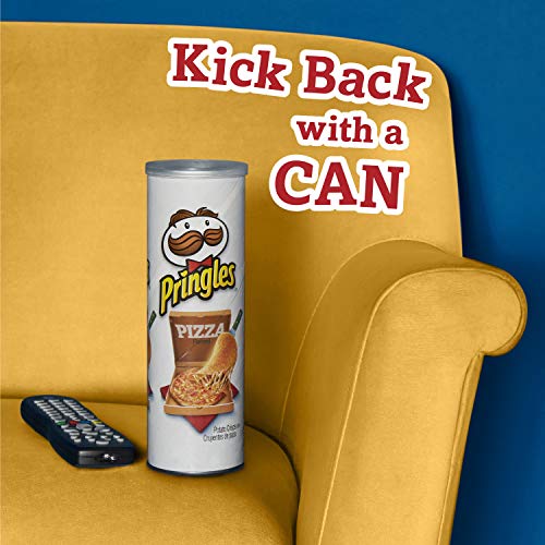 Pringles Potato Crisps Chips, Pizza Flavored, 5.5 Oz Can