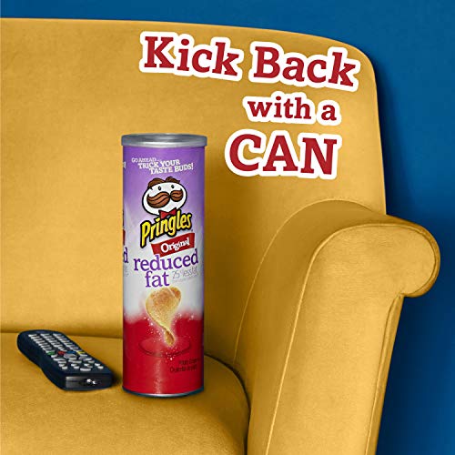 Pringles Potato Crisps Chips, Reduced Fat, Original Flavored, 4.
