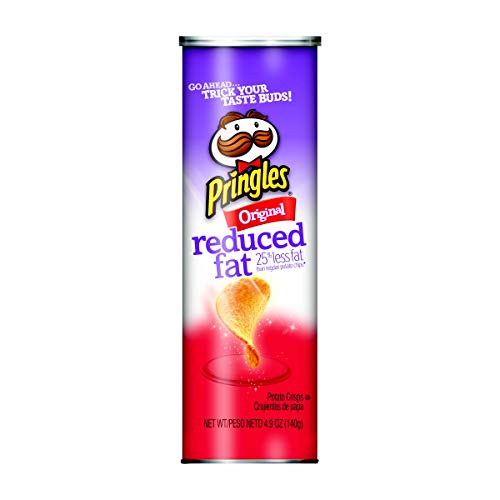 Pringles Potato Crisps Chips, Reduced Fat, Original Flavored, 4.
