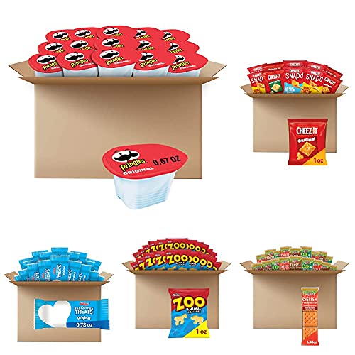 Pringles Potato Crisps Chips Snack Stacks With Cheez-It Baked Sn