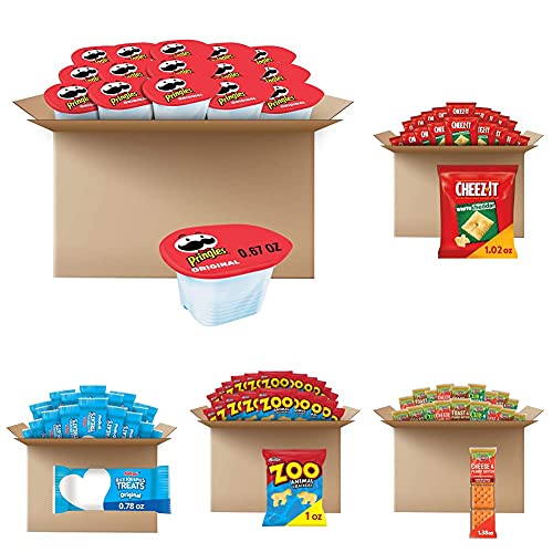 Pringles Potato Crisps Chips Snack Stacks With Cheez-It White Ch