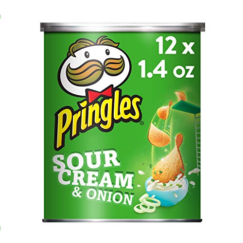 Pringles Potato Crisps Chips - Sour Cream And Onion Flavored Sal