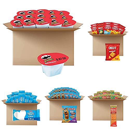 Pringles Potato Crisps Chips With Cheez-It Baked Snack Cheese Cr