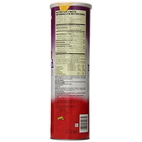 Pringles Reduced Fat Original Super Stack, 5.32 Ounce Pack Of 14