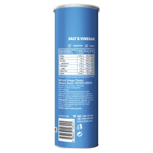 Pringles Salt and Vinegar 134g