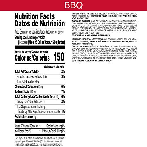 Pringles Scorchin Bbq Potato Crisps, 5Oz