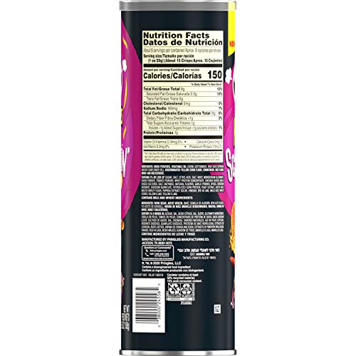 Pringles Scorchin Bbq Potato Crisps, 5Oz