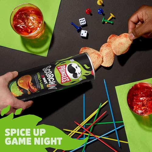 Pringles Scorchin Potato Crisps Chips, Spicy Snacks, On-the-Go ...