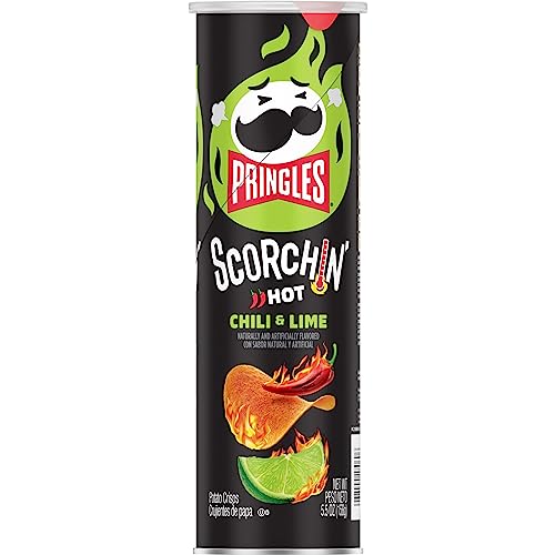 Pringles Scorchin Potato Crisps Chips, Spicy Snacks, On-the-Go ...