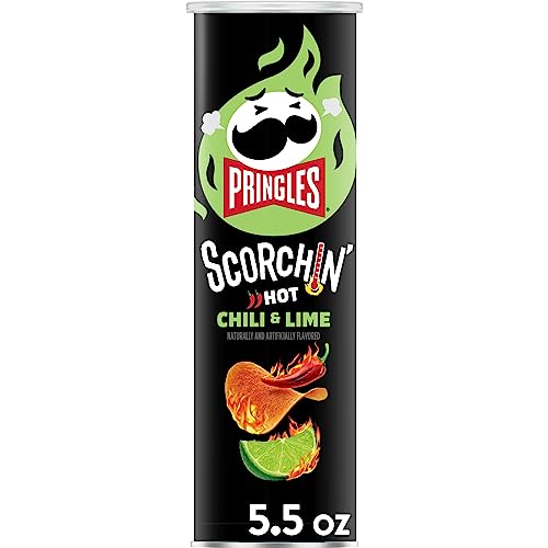 Pringles Scorchin Potato Crisps Chips, Spicy Snacks, On-the-Go ...