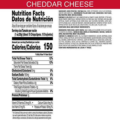 Pringles Scorchin Potato Crisps Spicy Chips, Cheddar, Fiery And