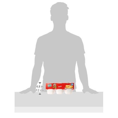 Pringles Snack Stacks Potato Crisps Chips Cup, Original Flavored