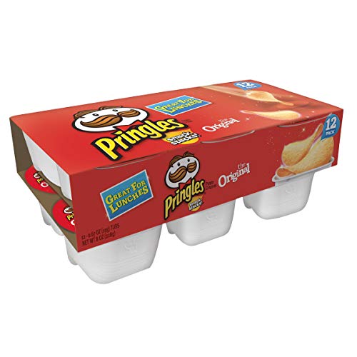 Pringles Snack Stacks Potato Crisps Chips Cup, Original Flavored