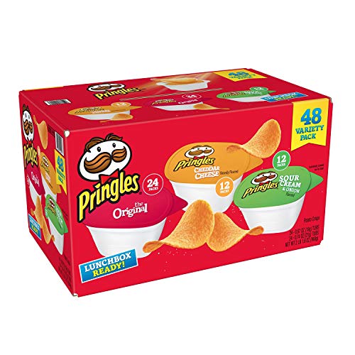 Pringles Snack Stacks Potato Crisps Chips, Original Flavored, 32