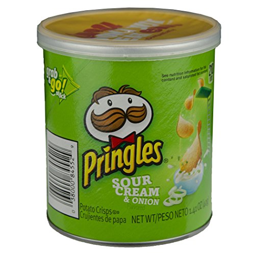Pringles Sour Cream &Amp; Onion 1.41 Oz, Pack Of 36