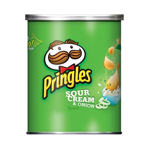 Pringles Sour Cream & Onion Chips 1.4 oz. Can