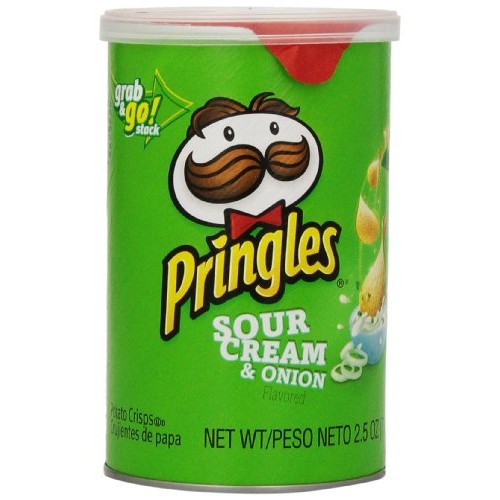 Pringles Sour Cream And Onion Grab And Go Pack, 2.5 Ounce Pack