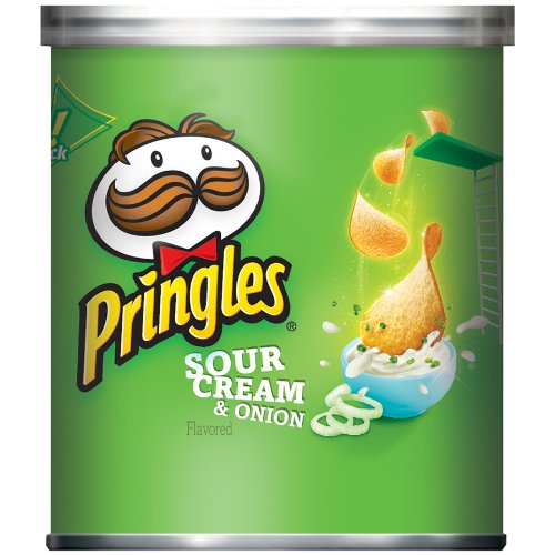 Pringles Sour Cream And Onion Snack Stacks, 0.74 Ounce Pack Of 8