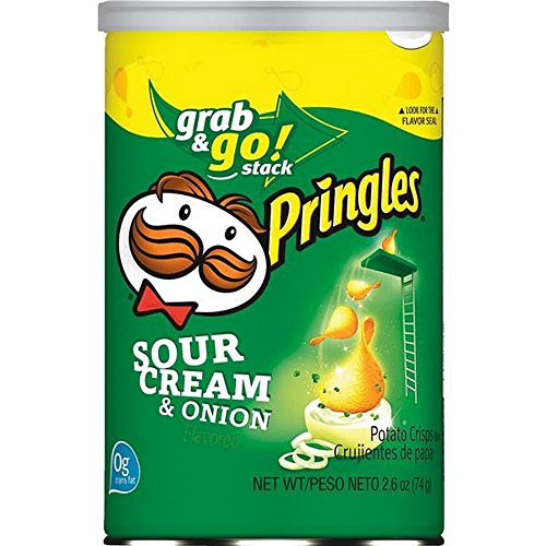 Pringles Sour Cream Onion Flavor, 2.82-Ounce Pack Of 12