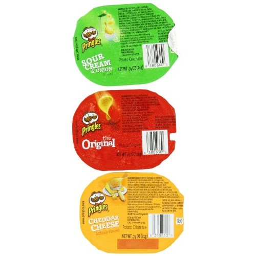 Pringles Variety Pack Potato Chips - 36 Individual Packs Snack S
