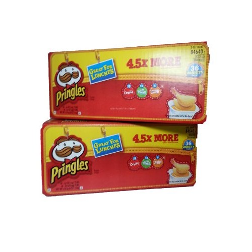 Pringles Variety Pack Potato Chips - 36 Individual Packs Snack S