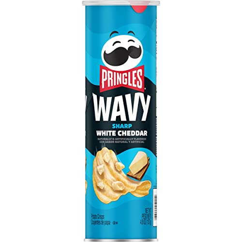 Pringles Wavy Potato Crisps Chips, Lunch Snacks, On the Go Snack...
