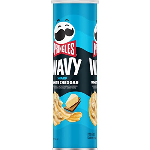 Pringles Wavy Potato Crisps Chips, Lunch Snacks, On the Go Snack...