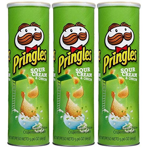 Pringles Chips - Sour Cream &Amp; Onion - 5.96 Oz - 3 Pk
