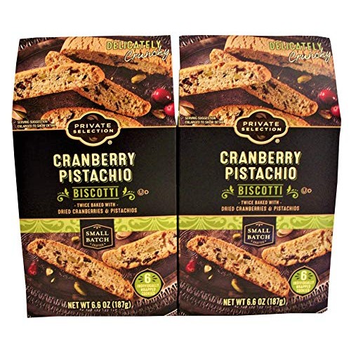 Private Selection Cranberry Pistachio Biscotti Cookies Twice Bak