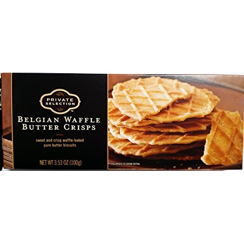 Private Selection Belgian Waffle Butter Crisps 3.53 Oz Pack Of 4