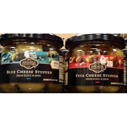 Private Selection Cheese Stuffed Green Olives In Brine 6.3 Oz P