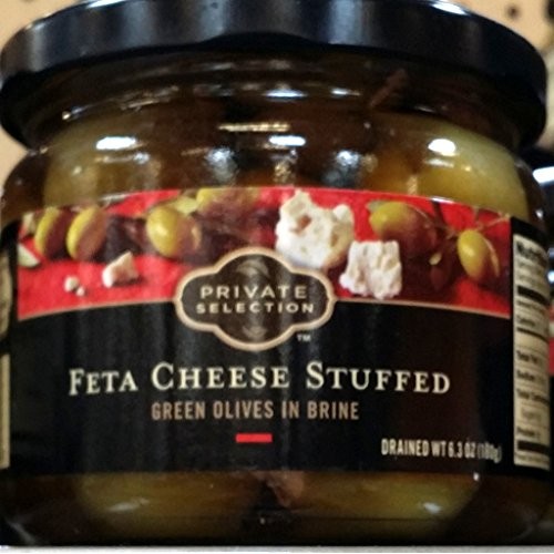 Private Selection Feta Cheese Stuffed Green Olives In Brine 6.3